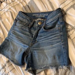 Size two American eagle high waisted  shorts!!